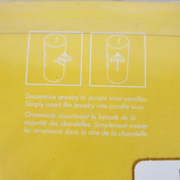 2/$25 Pier 1 Imports Candle Jewelry Push Pins Set of 6 Sunglasses Umbrella Chair - Picture 12 of 12